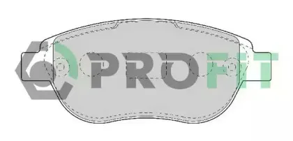 5000-1476 C PROFIT Комплект тормозных колодок, дисковый тормоз